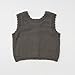 HOOLCHEAN Baby Toddler and Little Girls Knit Button Down Vest Spring Fall Cotton Crochet Sweater, Loose Fit (Runs Large), Dark Gray,100: 3-4T