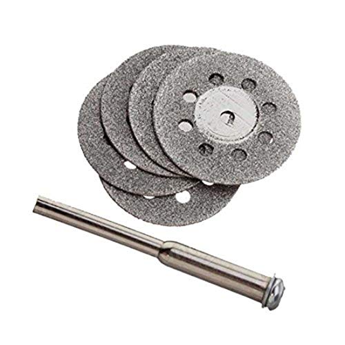 DIY Crafts Diamond Cut Off Wheel Cutting Disc Fits DIY Tools for Dremel Rotary & Other Power Tools DIY Tools Do it Your Self Tools. (Design No # 5, Pack of 5 Pcs)