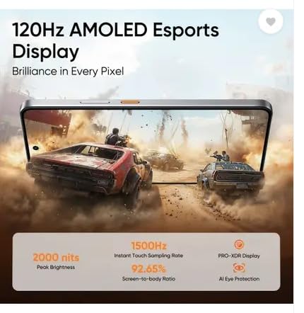 Image of realme P3 5G (Space Silver, 8GB RAM, 256GB Storage) | Snapdragon 6 Gen 4 | 50MP+2MP Rear Camera | 16MP Front | 6.67 inch Full HD+ AMOLED | 6000mAh Battery | 45W Fast Charging | Expandable Up to 2TB