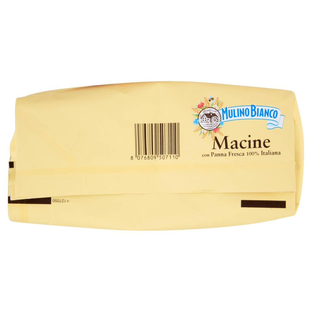 Italian Gourmet Bundle Macine Kekse 12x 800g Polpa Gratis – Italienische Frühstückskekse mit Sahne, runde Mürbekekse 9,6kg