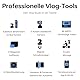 Feiyu Pocket 3 4K Vlog-Kamera mit 3-Achsen-Gimbal & kabelloser Fernbedienung – Inkl. Gesichtserkennung und Magnet-Ständer, 120° Weitwinkel – Kompakte Actioncam für YouTube, TikTok & Reisevideos
