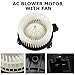 700194 Front HVAC Heater Blower Motor Fan Fit for Jeep Wrangler 2007-2010, Fit for Honda Civic 2006-2011 Replaces for 79310-SNA-A01 79310SNAA02 79310SNAA01 615-50106, Air Automotive Replacement