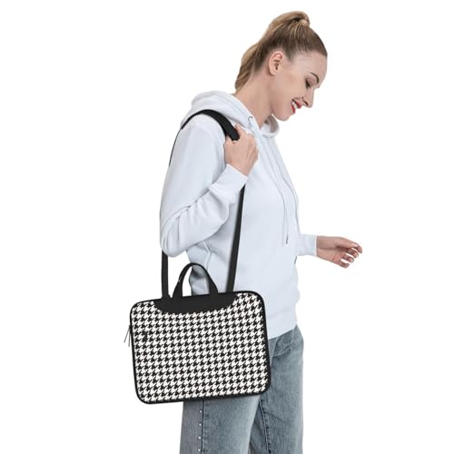 Maletín para portátil 13-15.6 pulgadas negro y blanco miniatura 7