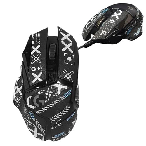 NUCNOK Cinta de Agarre para Logitech G502 HERO/G502 Ratón Gaming,Resistente al Sudor,Antideslizante,Fácil de Aplicar,Diseño Autoadhesivo,Accesorios Ratón Gaming