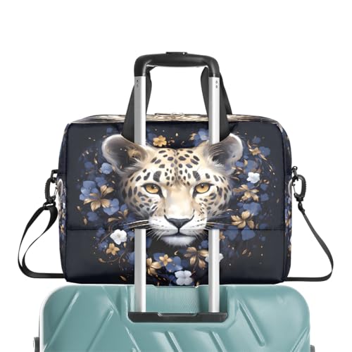Bolso para laptop 15.6-16 pulg diseño floral y leopardo miniatura 7