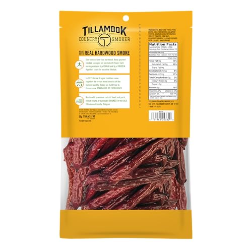 Tillamook Country Smoker Keto Friendly Zero Sugar Smoked Sausages, Spicy Jalapeño, 10 Ounce