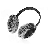 Unisex Fleece Ear Muffs/Ear Warmers-Winter Outdoor Classic Earmuffs Earwarmers by Aurya(Black)