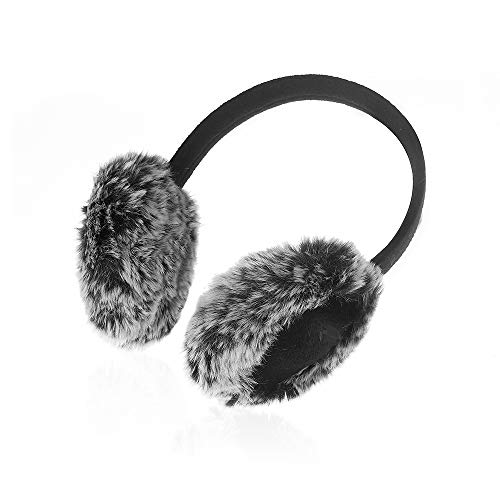 Unisex Fleece Ear Muffs/Ear Warmers-Winter Outdoor Classic Earmuffs Earwarmers By Aurya(Black) #TOP16