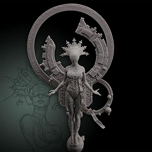 Figura modelo de resina guerrero fantasía 1:18 miniatura 3