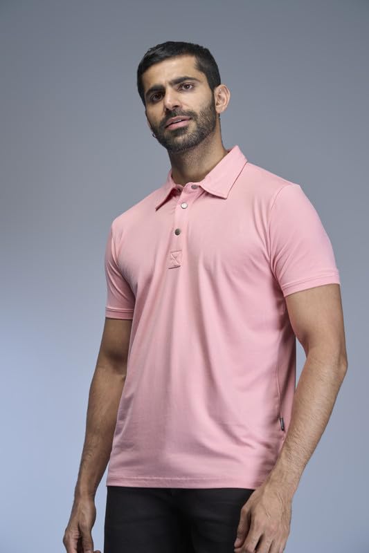 Image of Interwove Bamboo Knitted Polo T-Shirt