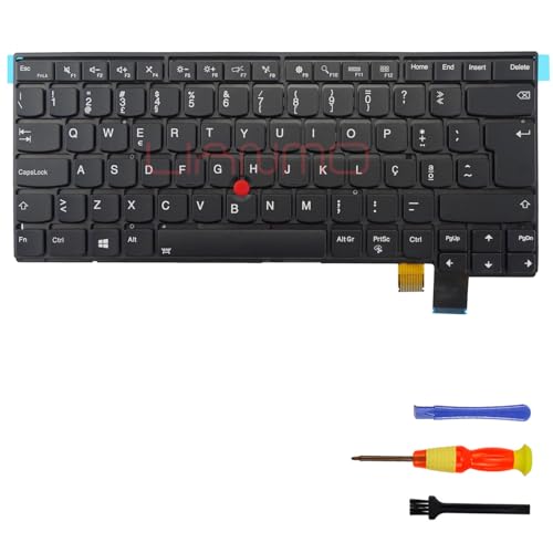 Clavier rétroéclairé Lenovo T460P Portugal avec touches lumineuses haute précision