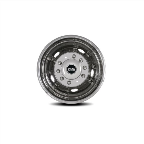 Pacific Dualies 43-1950 Polished 19.5 Inch 10 Lug Stainless Steel Wheel Simulator Kit for 2005-2014 Ford F450/F550 Truck by Pacific Dualies - Image 3