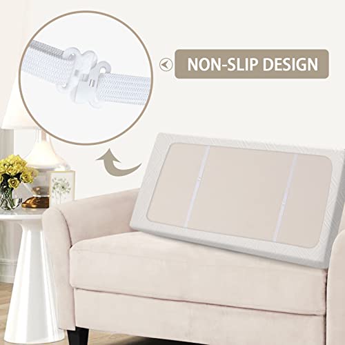 Searchi Stretch Sofa Couch Cushion Covers Replacement Double Rhombus Jacquard Cushion Slipcovers Sofa Seat Cover Furniture Protector Sofa Slipcover Soft With Elastic Bottom(Medium-2 Seat) #TOP4