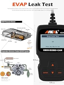 ANCEL AD310 Classic Enhanced Universal OBD II Scanner Car Engine Fault Code Reader CAN Diagnostic Scan Tool, Read and Clear Error Codes for 1996 or Newer OBD2 Protocol Vehicle (Black) — photo 5 of 6