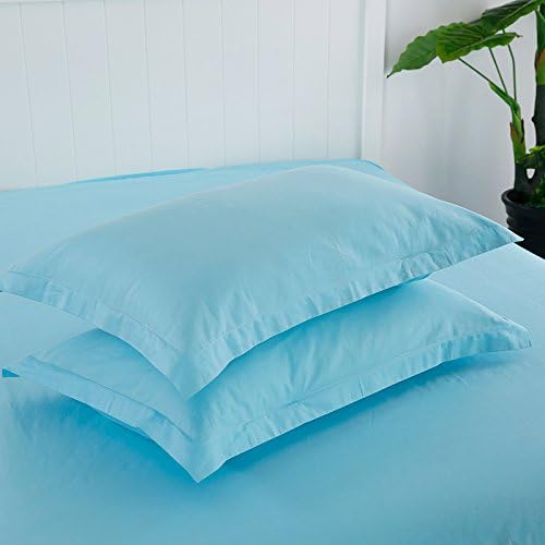 Humra London 2 Pack 100 Brushed Microfiber 1800 Oxford Pillowcases