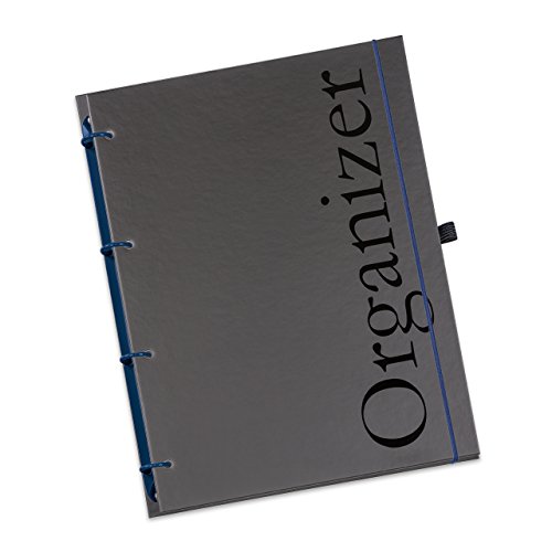 flexiNotes® ORGANIZER A4 2023 Typ:"Organizer", Wochenkalender Basic - Ring M (stahlblau) Cover