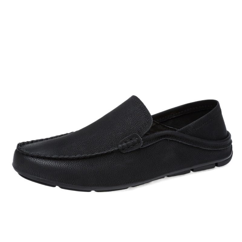 Men's Shoes Suede Vamp Moccasins Shoe Vintage Solid Color Non Slip Anti-Slip Party Slip-on