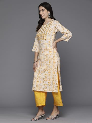 Image of INDO ERA Women's Viscose Rayon Straight Fit Straight Kurta