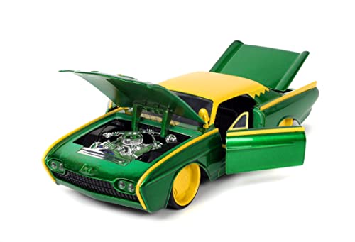 Jada Toys Marvel LokiFord Thunderbird 1:24 Muscle Car con Figura miniatura 3