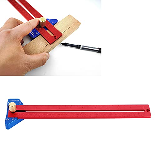 Riscador de carpintaria de 270 mm, régua de marcação de linha régua de marcação de linha régua de ca