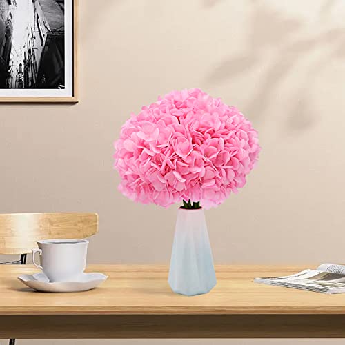 Softflame Artificial/Fake/Faux Flowers - Hydrangea Bundle Pink Color, Pack of 5, Totally 20 Heads, for Wedding, Home, Party, Restaurant by Softflame - Image 4