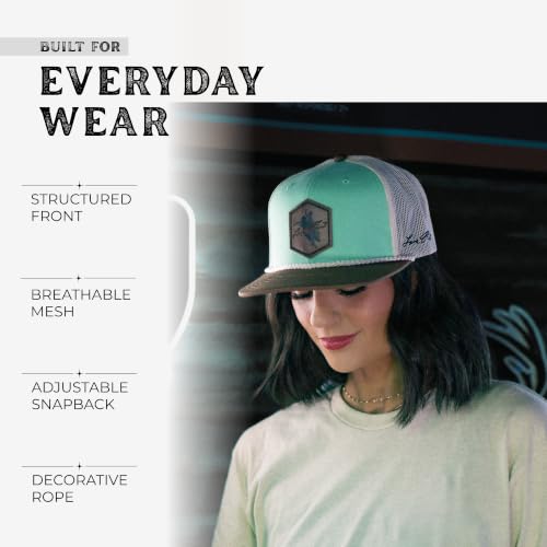 Image of Lane Frost Flat 6-Panel Western Trucker Hats for Men & Women