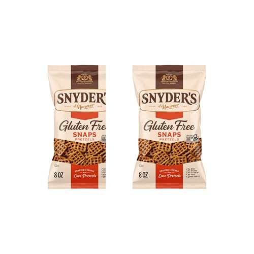 Image of Snyder's of Hanover Gluten Free Snaps Pretzels, 8 Oz Bag (Pack of 2)