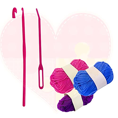 Maquina Manual De Fazer Crochê Tricô Manivela 40ag Toucas Cachecol