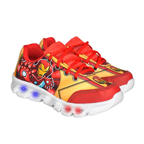 Tenis Led Luzinha Homem De Ferro Infantil Masculino (31)