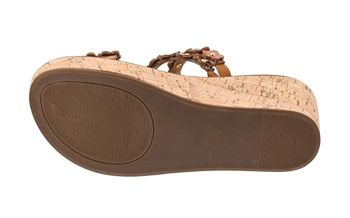 Chaussures compensées de qualité supérieure à imprimé floral raffiné