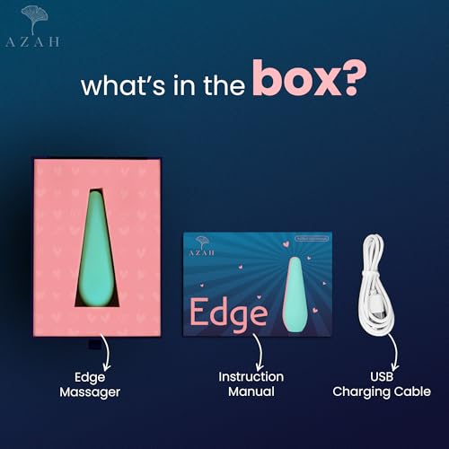 Image of AZAH Massager Machine for Pain Relief | Electric Massager for Relaxation | 10 Vibration Speeds | USB Rechargeable Handheld Massage | Waterproof, Medical Grade Silicone (3 months warranty)