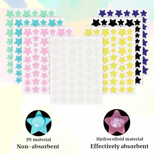 KOLZEMV 357 PCS Pimple Patches Pickel Patch Pickel Pflaster Mit Teebaumöl Und Salicylsäure Anti Pickel Patches Unsichtbarer Und Wasserdicht Absorptions Akne Patches Kann Schnell Loswerden