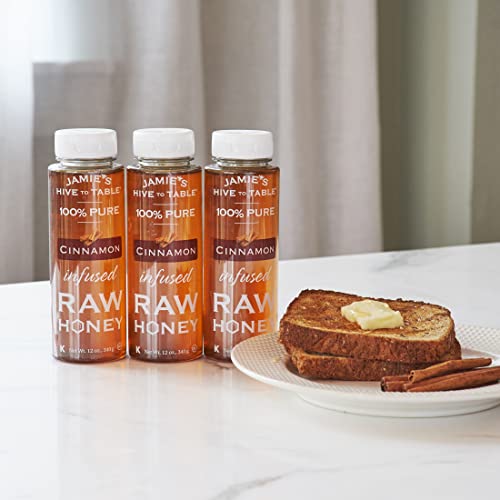 Set de miel cruda con canela en 3 frascos de 12 oz miniatura 4