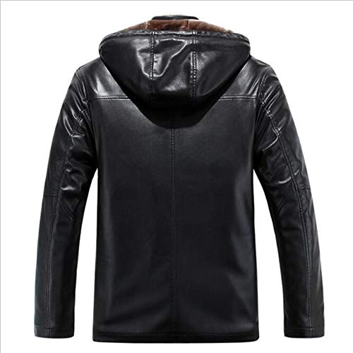Chaqueta para Hombre Abrigos para Hombre De Mediana Edad Cuello Abrigo Largo De Felpa Gruesa para Hombre Abrigo De Invierno Los Hombres Mantienen Abrigo Cálido