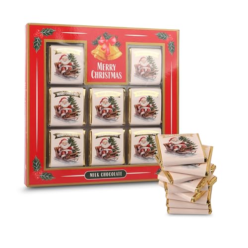 Becky´s Weihnachtsgeschenkbox 55g – 9 Mini-Schokotafeln à 6,1g aus...