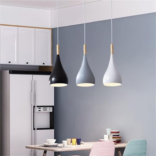 Lámpara de madera para techo que elimina sombras en cocina 5