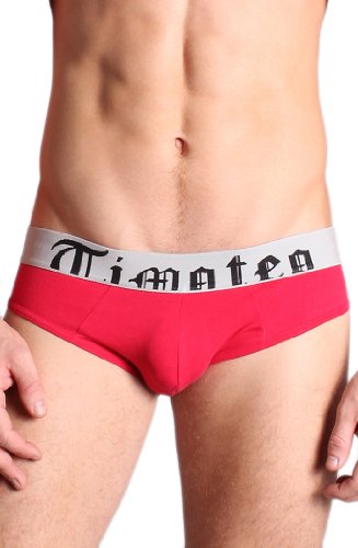 Calzoncillo slip Timoteo Classic de algodon premium rojo talla S