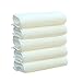 Nument(TM) Bamboo Fiber Double Thickened Kitchen Dishcloth Dish towel Color White 5 Count