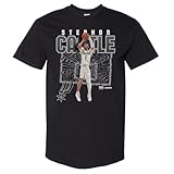 500 LEVEL Stephon Castle San Antonio Spurs Shattered Heavyweight Tee (Black, XX-Large)