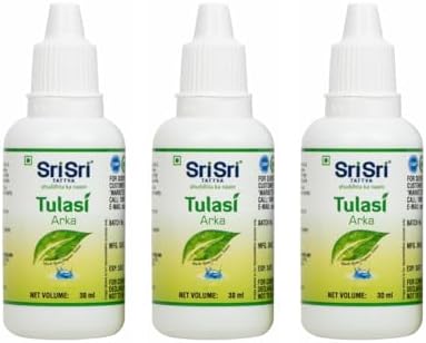 Sri Sri TATTVA shuddhta ka naam Tulasi Arka - Anti-Viral Drop - Natural Immunity Booster For Adults - 30Ml (Pack Of 3)