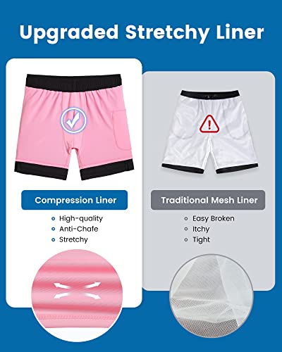 Image of maamgic 2 in 1 Mens Swim Trunks 7 Inch Swim Shorts Swim Suits Board Shorts