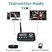 ifofo Bluetooth Transmitter Receiver 3-in-1 Bluetooth 5.0 Audio Adapter for 2 Headphones With Bypass Volume Control Low Latency Long Range LCD Display ON/OFF Optical AUX RCA for TV Home Stereo Speaker