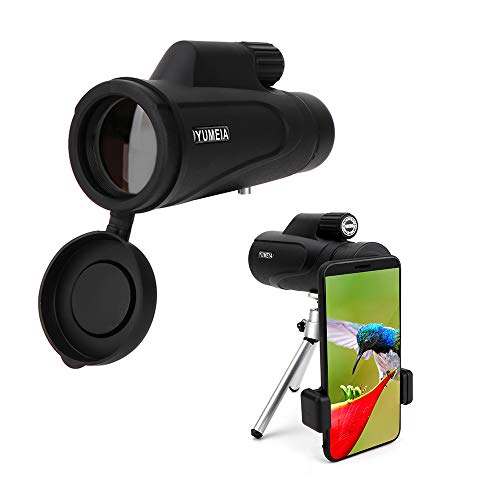 High Definition Monocular Telescope and Quick Smartphone Holder, High Power 16X50 Waterproof Monocular