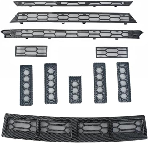 Grille de pare-chocs avant Chery Jetour T2 Traveller 2023 2024 carbone