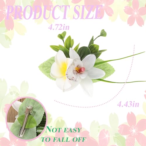 Set 3 Pinzas de Flores Hawaianas para Mujer miniatura 2