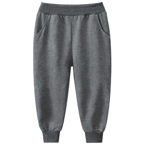Image of Little Boys Jogger Pants Toddler Boys' Drawstring Elastic Waist Cotton Casual Sweatpants 1PC / 2 PCS Set