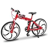 Zhenzhenlo Fahrrad Miniatur，Finger Fahrrad Modell 1:10 ，1:10 Legierung Fahrradmodell Spielzeug ，Mini Mountainbike Modell Ornamente，Radfahren Geschenk