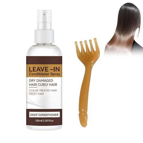 Eazerom 21 Spray Acondicionador Leave-in, Spray Acondicionador Sin Aclarado para Todo Tipo de Cabello, Tratamiento Capilar Hidratante Leave-in, Reparación para Cabello Dañado,