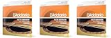 D'Addario Cuerdas Guitarra Acustica | Cuerdas de Guitarra | Cuerdas de Guitarra Acustica | EZ900 Juego de cuerdas para guitarra acústica de bronce, 010' - 047' (Paquete de 3)