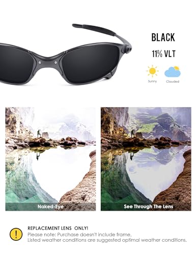 Image of BLAZERBUCK Anti-salt Polarized Replacement Lenses & Sock Kit for Oakley Juliet Sunglass